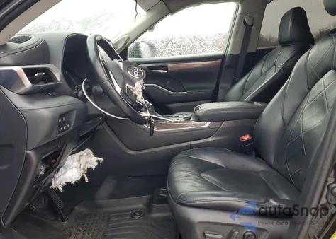 2021 Toyota Highlander Platinum from USA, damaged, VIN 5TDFZRBH6MS113431